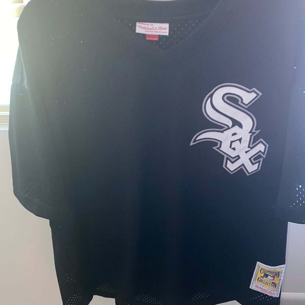 Mitchell & Ness SOX mesh jersey. Size 52(2xL) . Black, grey and white.